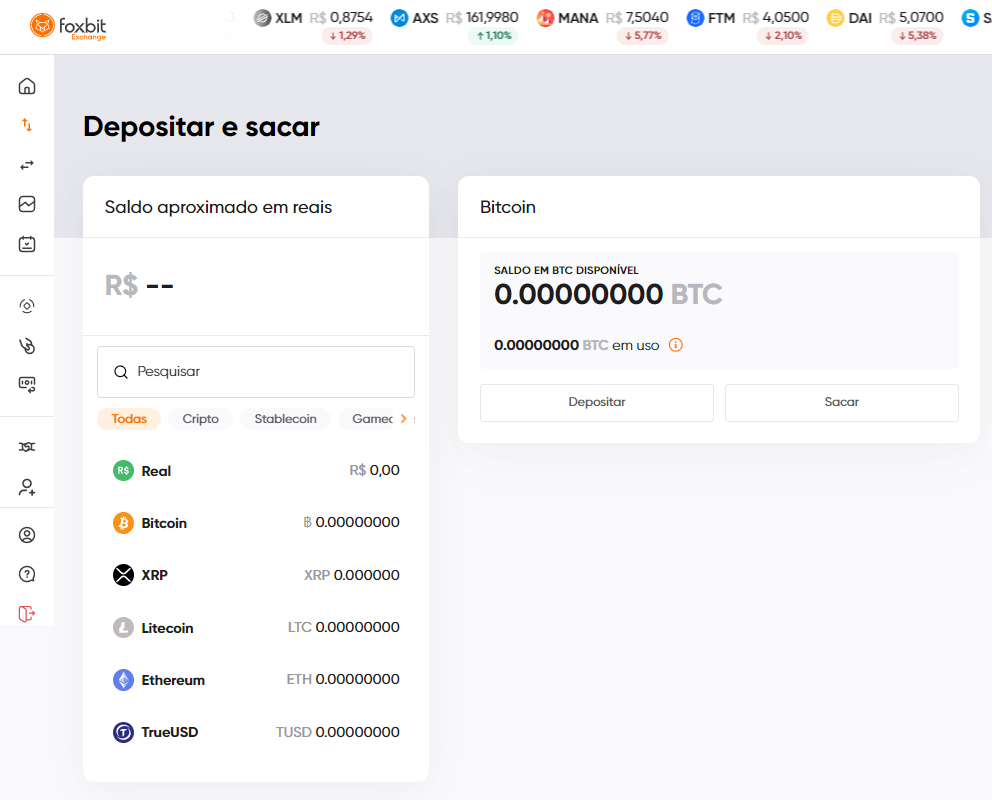 Como depositar criptomoedas na Foxbit? – Foxbit | Central de Ajuda
